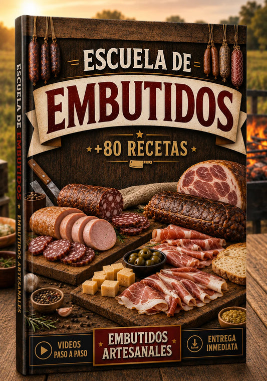 GUÍA ESCUELA DE EMBUTIDOS + 10 BONOS 50%OFF